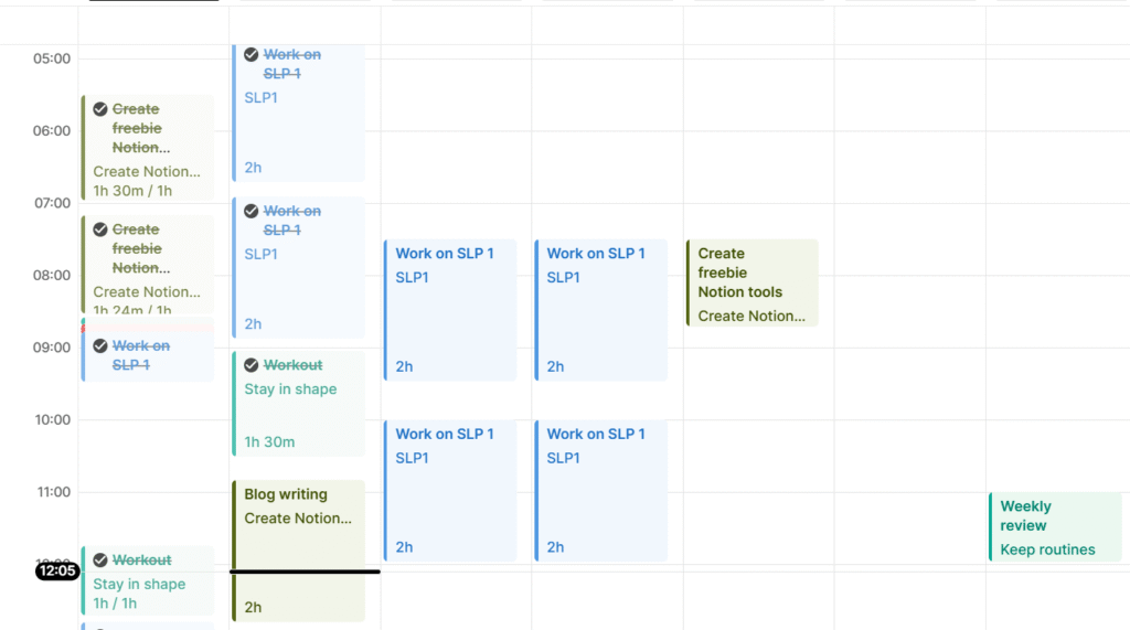 Time blocking en pratique - organisation femme neurodivergente