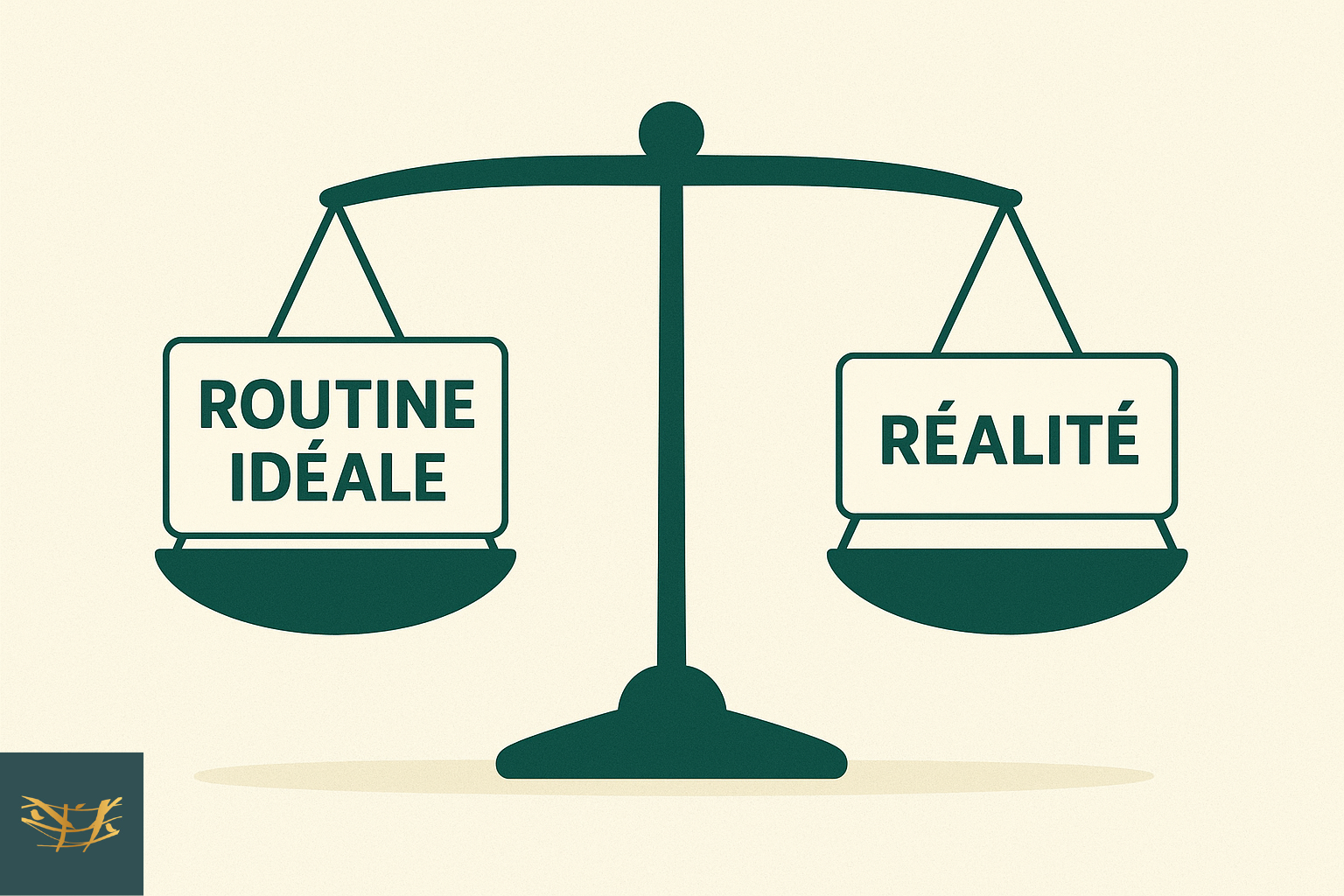 Pour des routines durables équilibre entre la routine idéale et la réalité - Onest Mindset